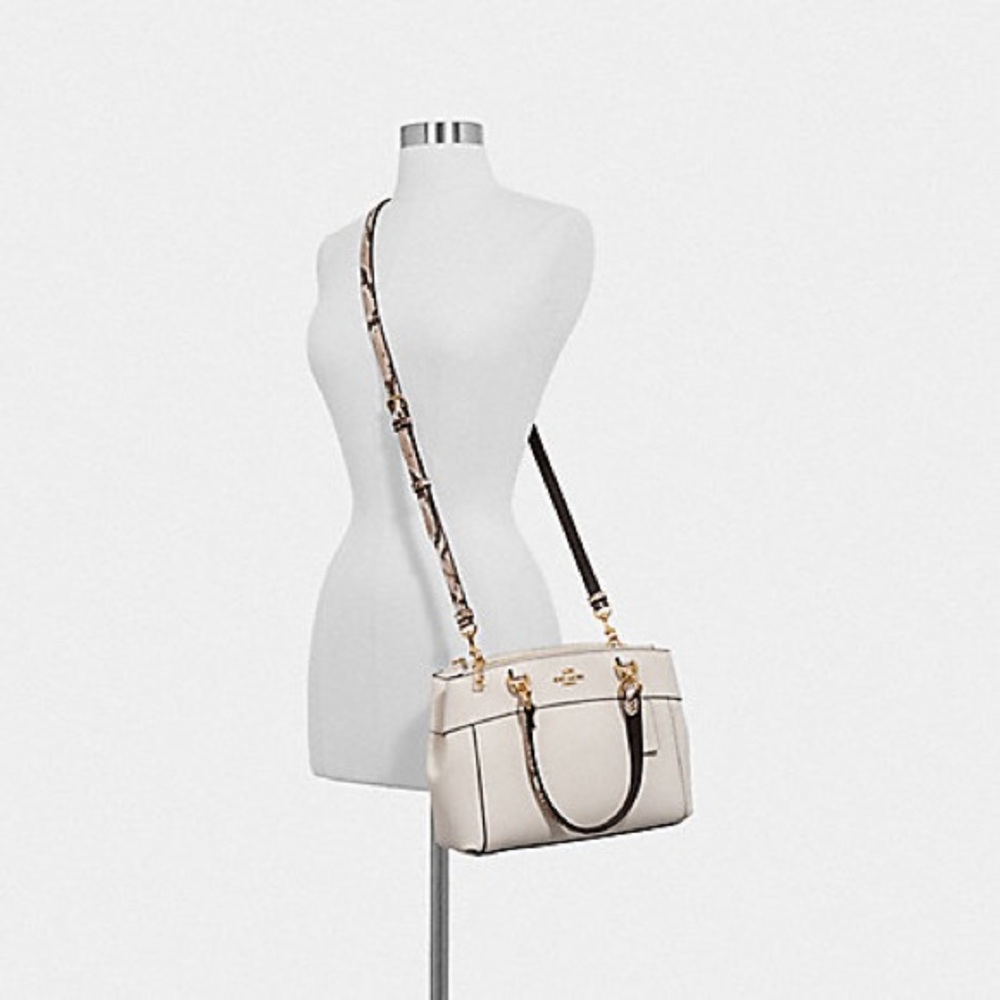 Coach Brooke Carryall Cream and Black Shoulder Bag - Picture 16 of 16